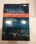 knjiga modern construction management