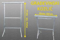 KOZA - KAVALET - KONJIĆ za građevinarstvo