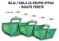 BAJA / KIBLA ZA RASUTI TERET / KRUPNI OTPAD