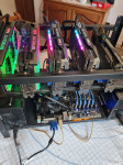 Mining rig sa 5 x NVIDIA RTX30 Grafičkih kartica (NON LHR)