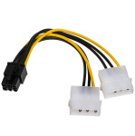 POWER CABLE 2X MOLEX TO 6 PINS PCI EXPRESS NOVO GARANCIJA