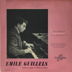 BEETHOVEN - CONCERTO No 3 -POUR PIANO ET ORCHESTRE /EMILE GUILLELS