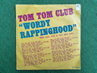 TOM TOM CLUB - WORDY RAPPINGHOOD - SINGL PLOČA