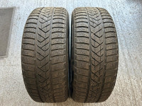 2 gume 215 55 R17 Pirelli Sottozero 3, dot 4420, 6mm, obje 100eura