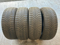 4 gume 225 55 R17 Michelin Alpin6, dot 1521, 6.5mm, sve 200eura