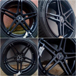 MOTIC ALU FELGE 18" GUME 245/ 45/R18 BILI SU NA MERCEDES AMG