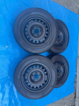 OPEL ASTRA Gume Sava + celicne felge 195/65/15 ljetna 4 kom. DOT 05/22