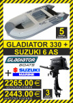 GUMENJAK GLADIATOR 330 + SUZUKI 6 do 12 RATA