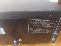Pioner CT S 250 kasetni dek