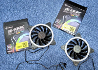 2x Sharkoon Shark Blade RGB 120mm + 1x LC CF 120mm PRO RGB ventilator