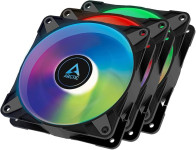 3x Arctic A-RGB P12 ventilatori 120mm