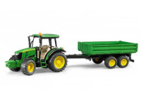 Bruder traktor John Deere 5115 M + prikolica