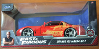 FAST & FURIOUS Orange JLS Mazda RX-7