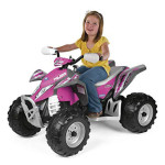 Peg Perego Polaris Outlaw quad na akumulator 12V Pink