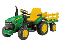 Peg Perego traktor na akumulator John Deere Ground Force s prikolicom