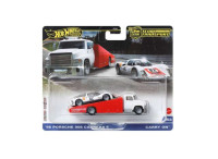 Porsche 906 Carrera 6 & Carry on Truck 1966 1/64 HOT WHEELS