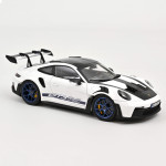 Porsche 911 GT3 RS w/Weissach Pack 2022 White/Indigoblue 1/18 NOREV