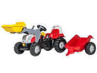 Rolly Toys traktor na pedale Steyr 6165 CVT + utovarivač + prikolica