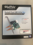 HighPoint RocketU Dual USB 3.0 adapter za Mac