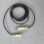 KABEL  ZA  POVEZIVANJE - 3.5 mm(M) na 3.5 mm(M), 1.8 m, crni