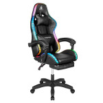 LED RGB gaming stolica za računalo s osloncem za noge + daljinski