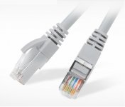 Optimus UTP Cat 5 kabel RJ45, muški/muški, 1.5m, Sivi