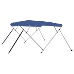 Bimini tenda za gliser s 4 luka 243x196x137 cm - modra boja