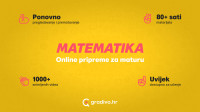 Online pripreme za maturu - Matematika A i B