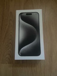 iPhone 15 PRO MAX 256GB BLACK TITANIUM NOVO VAKUM