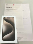 iPhone 15 Pro Max 512 GB Natural Titanium (Novo)