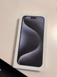 iPhone 15 PRO 256GB BLUE TITANIUM NOVO VAKUM