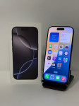 APPLE IPHONE 16 PRO 128GB RABLJENO RATE ZAMJENA BLACK #3825