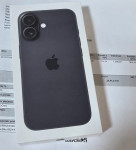 IPHONE 16 128GB BLACK NOVI NE OTVORENA KUTIJA HR RACUN