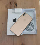 IPHONE XS MAX 64GB GOLD KAO NOVO 100% BATERIJA DOSTAVA RH ZAMJENA