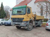 MERCEDES ACTROS MB 1836 KIPER KRAN 4X4