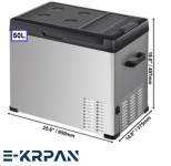 E-KRPAN ALU-50L KOMPRESOR HLADNJAK-ZAMRZIVAČ 12V / 24V DC / 220V