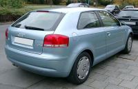 AUDI A3 8P dijelovi za stražnju haubu za poklopac prtljažnika 2004-