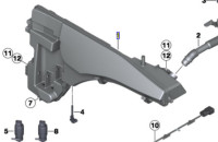 BMW X6 E71 POSUDA VODE BRISAČA OEM NOVO