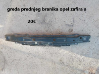 greda prednjeg branika opel zafira a