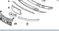 LAJSNA BRANIKA PREDNJEG E81 NOVO OEM