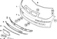 MREŽICA BRANIKA BMW E87 NOVO OEM