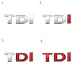 TDI oznake, logo, emblem