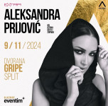 Karte/Ulaznice za koncert Aleksandre Prijović 9.11. u Splitu