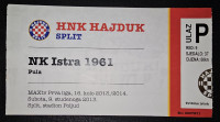 HAJDUK- ISTRA 1961