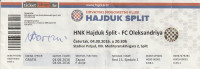 HNK HAJDUK-FC OLEKSANDRIYA ZAPAD F 2016 POTPIS MILOŠ BURSAĆ