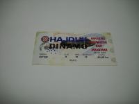Ulaznica Hajduk - Dinamo / kup 2000-2001