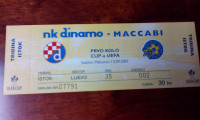 ulaznica NK DINAMO - MACCABI