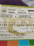 Ulaznica Udinese Juventus 2003