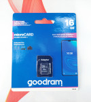 Memorijska kartica microSD 16GB + SD adapter