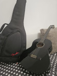 Fender CN-60S Nylon WN 4/4 Black Klasična gitara